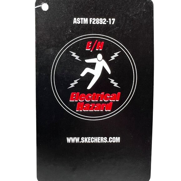 Skechers Mens 77048 McAllen Black Slip Resistant Mesh Work Shoes Liafers‎ Size 8 - Picture 13 of 16